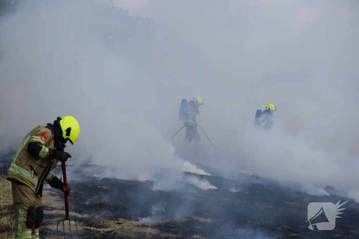 Flinke rookontwikkeling bij buitenbrand