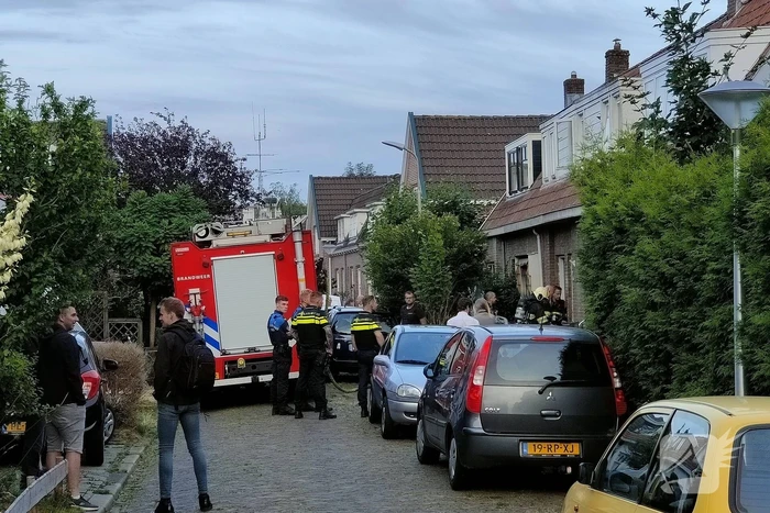Onderzoek in woning na mogelijke brand