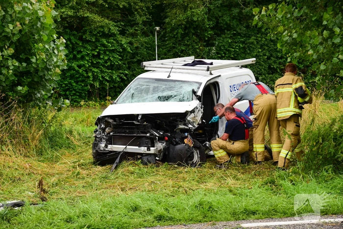 Weg afgesloten door ernstig ongeval
