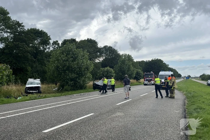 Weg afgesloten door ernstig ongeval