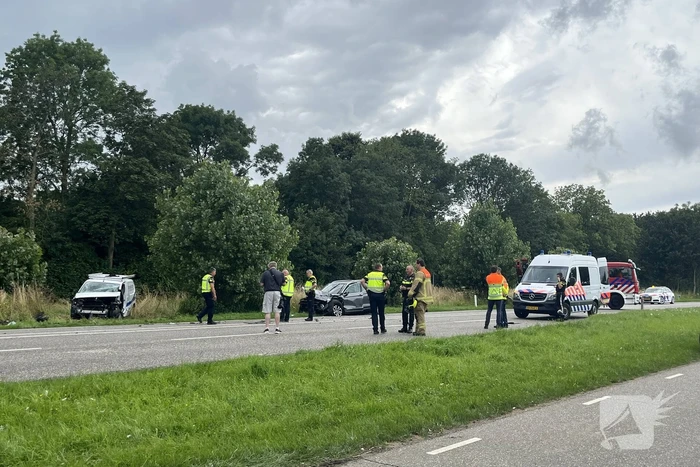 Weg afgesloten door ernstig ongeval