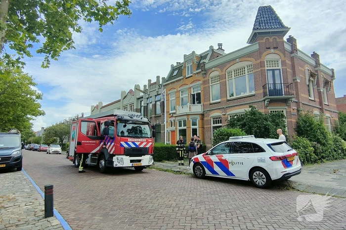 Brand in meterkast van kantoorpand