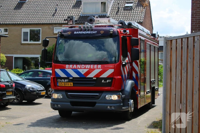 Gevaarlijk stof omgevallen in schuur