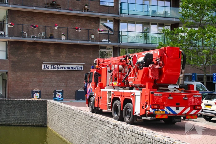 Brand op balkon Heijermansflat