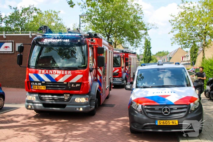 Brand op balkon Heijermansflat