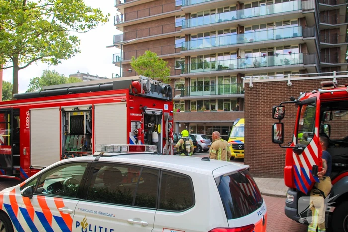 Brand op balkon Heijermansflat