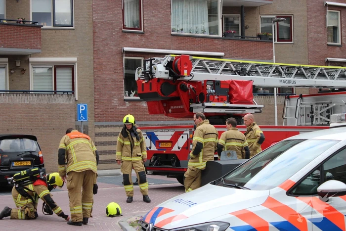 Woning vol rook door vergeten pan