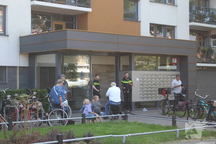 Scootmobiel veroorzaakt rookontwikkeling in flatgebouw