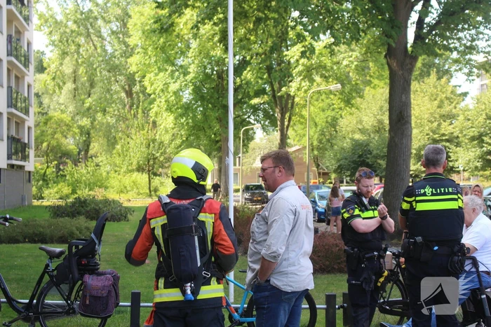 Scootmobiel veroorzaakt rookontwikkeling in flatgebouw