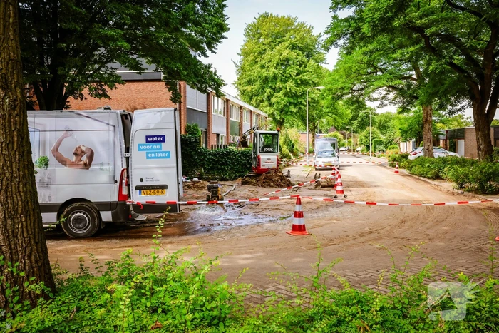 Gaslekkage tijden herstelwerkzaamheden waterlekkage