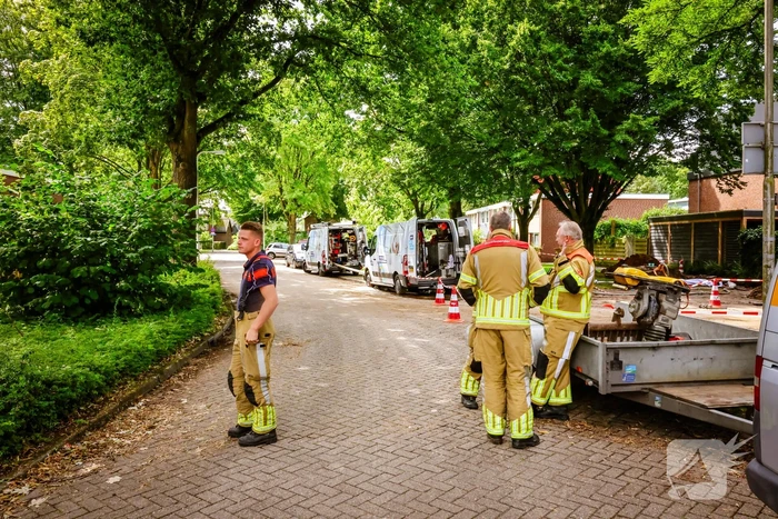 Gaslekkage tijden herstelwerkzaamheden waterlekkage