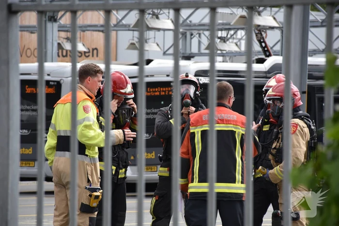 Brandweer doet onderzoek naar mogelijk waterstof lekkage