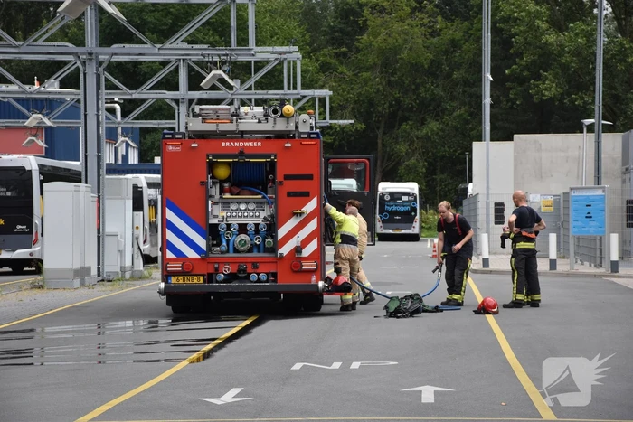 Brandweer doet onderzoek naar mogelijk waterstof lekkage