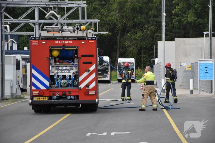 Brandweer doet onderzoek naar mogelijk waterstof lekkage