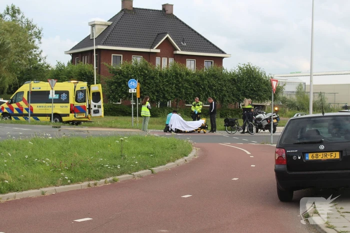Fietser gewond na harde val