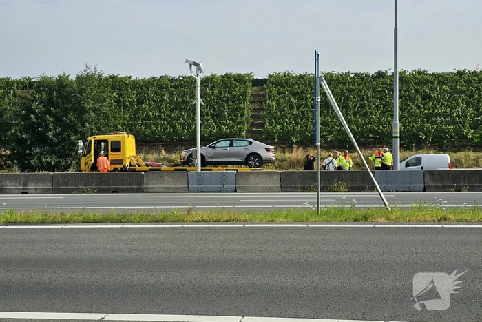 Flinke file na eenzijdige aanrijding
