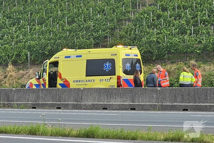 Flinke file na eenzijdige aanrijding
