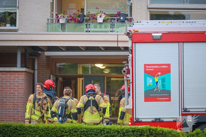 Schilderij in verzorgingshuis vliegt in brand