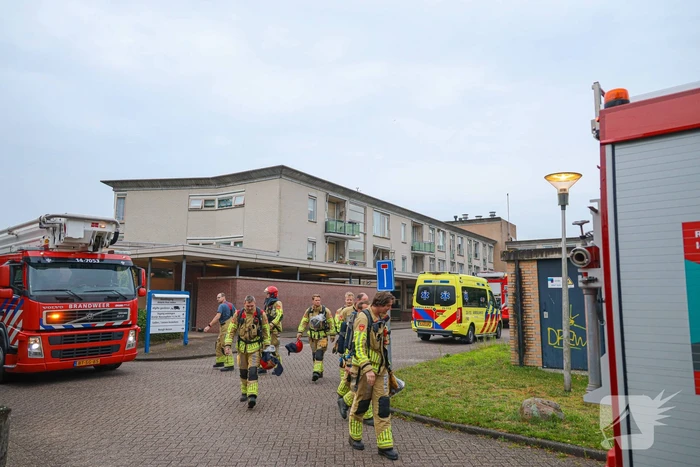 Schilderij in verzorgingshuis vliegt in brand