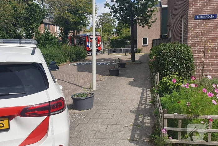 Accu elektrische fiets vliegt in brand
