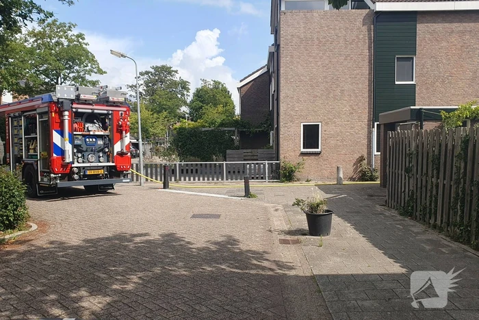 Accu elektrische fiets vliegt in brand
