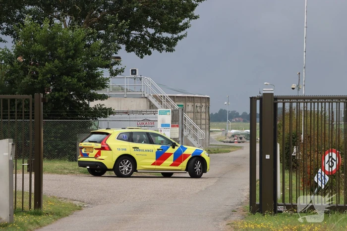 Grote brand op terrein van rioolwaterzuivering