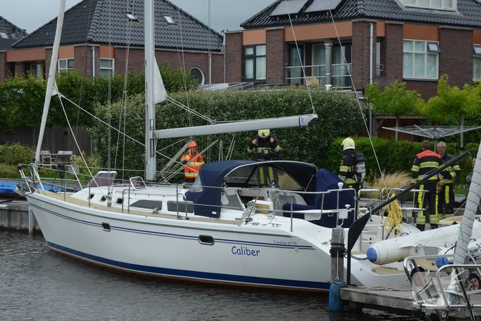Brandweer ingezet voor verhitte accu op zeiljacht