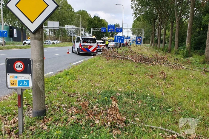 ongeval kolkweg - n516 r 2,5 oostzaan