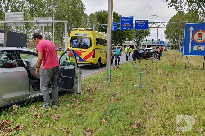 Twee aanrijdingen tegelijkertijd