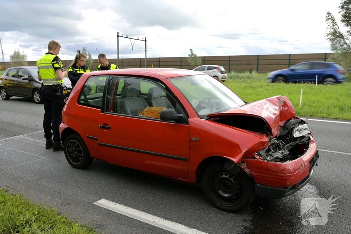Veel schade bij kop-staart ongeval