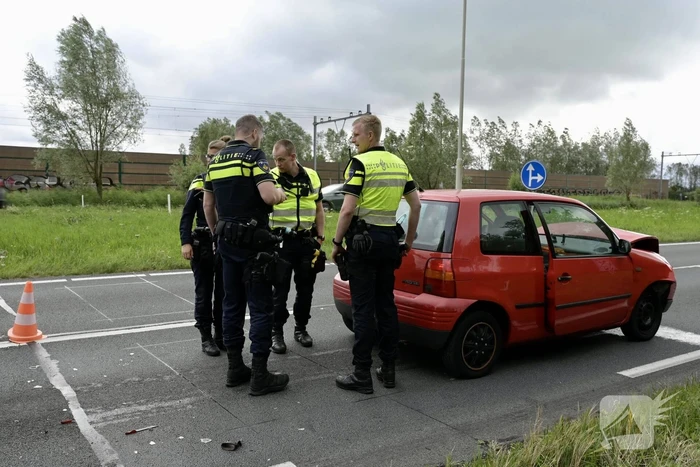 Veel schade bij kop-staart ongeval