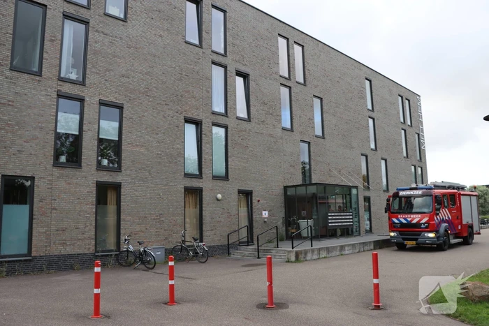 Brandweer controleert pand na brandalarm