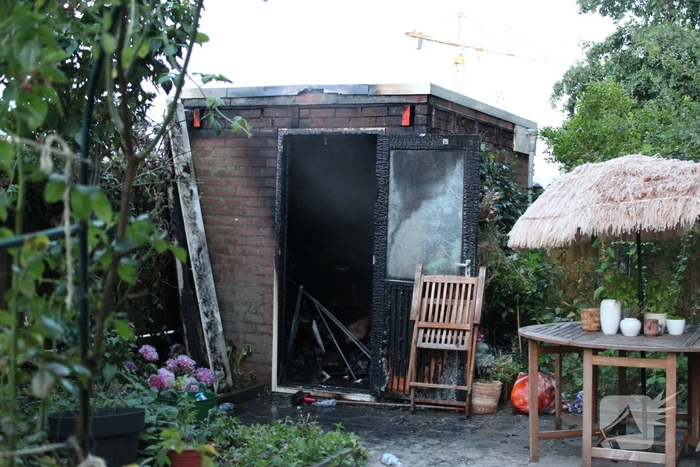 Schuur volledig uitgebrand