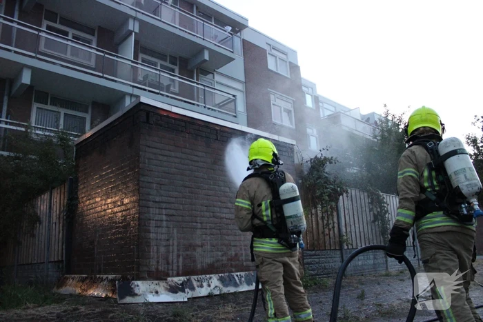 Schuur volledig uitgebrand