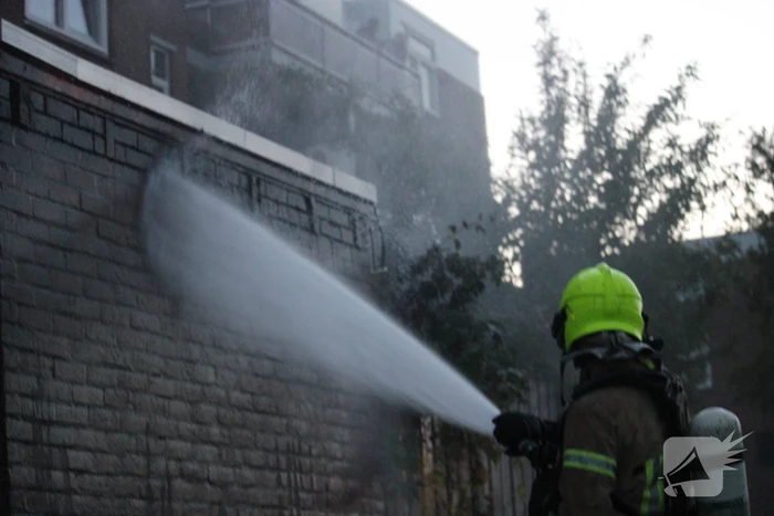 Schuur volledig uitgebrand