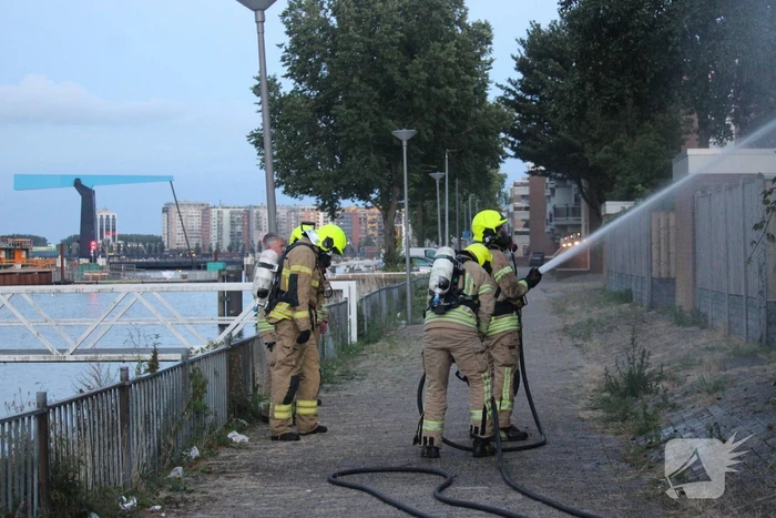 Schuur volledig uitgebrand