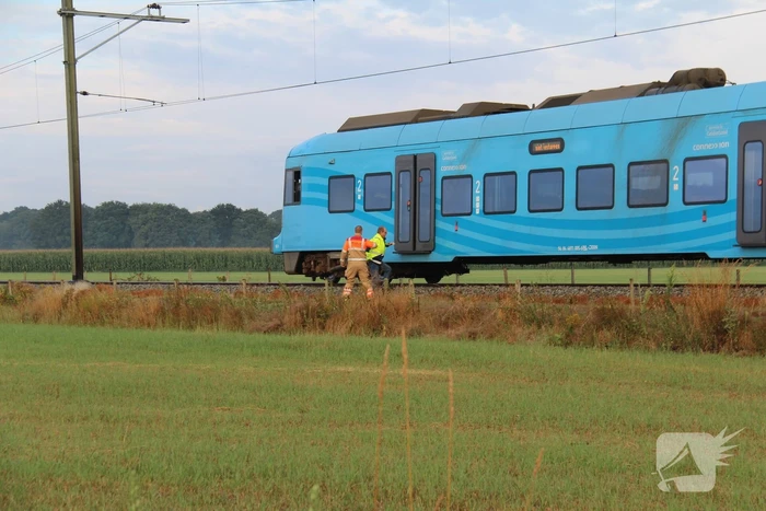 Persoon aangereden door passagierstrein