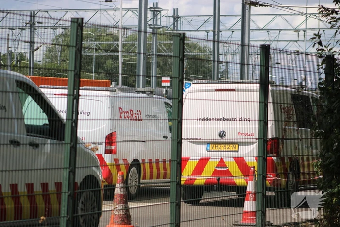 Lekkende ketelwagon op rangeerterrein