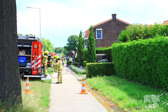 Rook uit elektriciteitskast