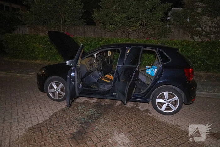 Auto flink beschadigd door brand