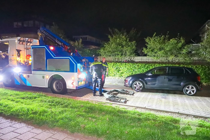 Auto flink beschadigd door brand