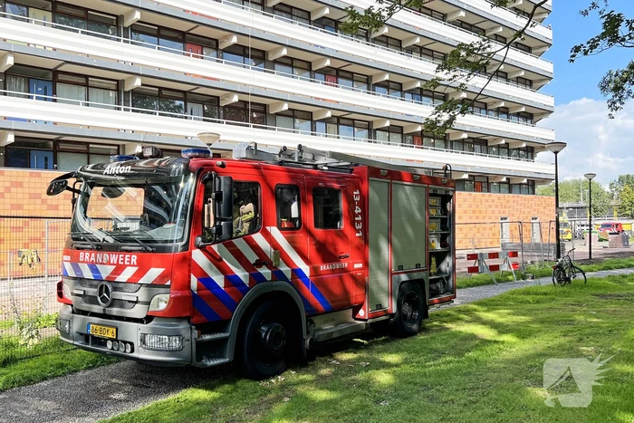 Gewonde bij brand in flatwoning