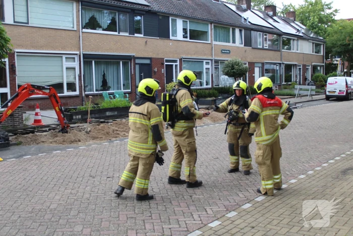 Straat afgesloten vanwege gaslekkage