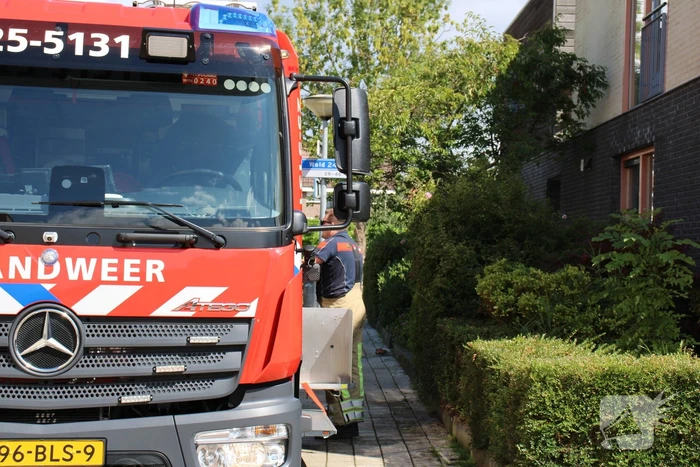 Woning geventileerd na brand