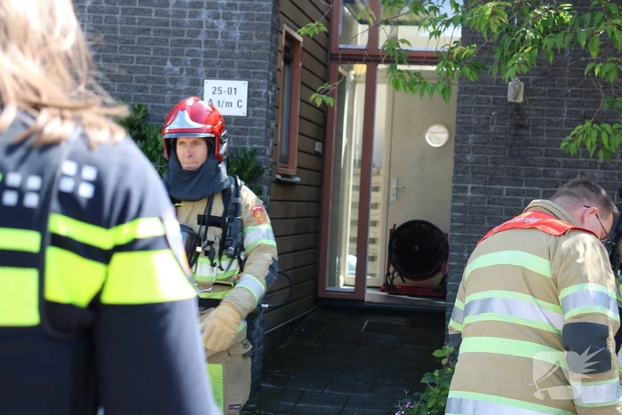 Woning geventileerd na brand