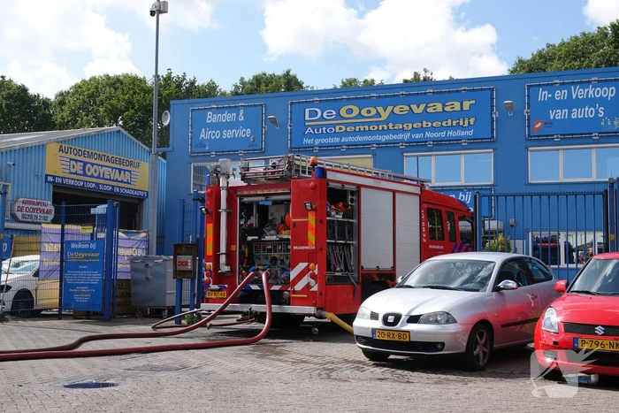 Zes gewonden bij brand in bedrijfspand