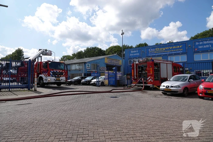 Zes gewonden bij brand in bedrijfspand