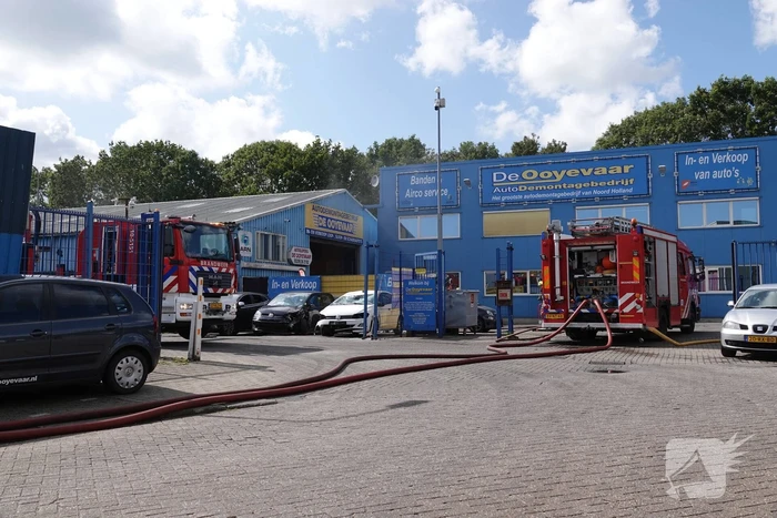 Zes gewonden bij brand in bedrijfspand