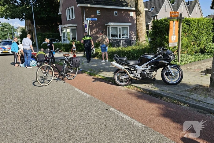Ernstig ongeval tussen motorrijder en bestuurder van scootmobiel