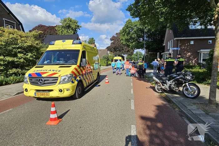 Ernstig ongeval tussen motorrijder en bestuurder van scootmobiel